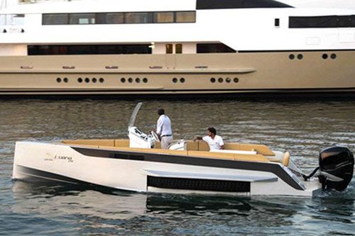 Iguana Yachts is a French company created in 2008 by Antoine Brugidou. It is specialized in design and manufacturing of a new generation of boats featuring caterpillar system for easy beach landing and departures