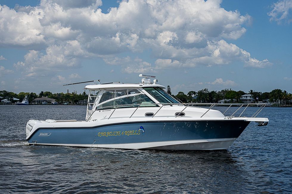 Boston Whaler 345 Conquest 2018 Paradise 4 Reels Palm City FL for sale
