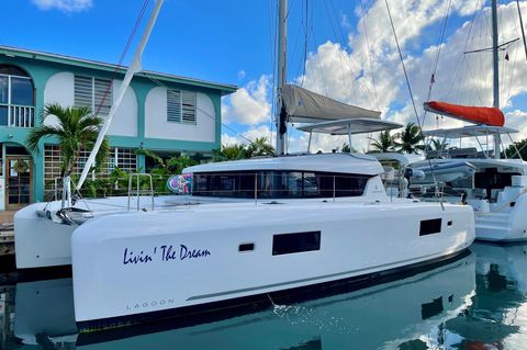 2022 lagoon 42 livin the dream road town for sale