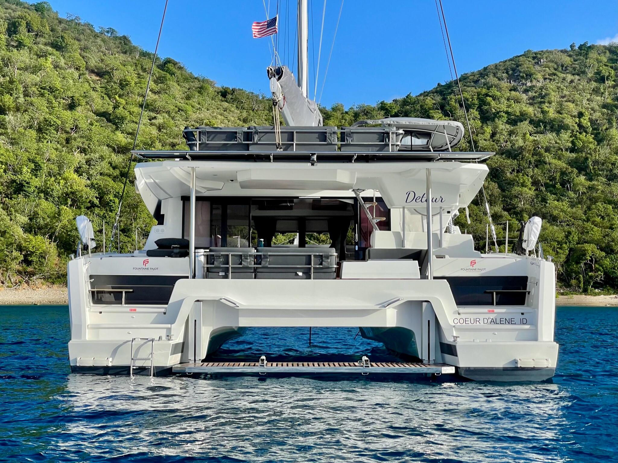 DETOUR 2022 Fountaine Pajot Catamaran Elba 45 Yacht For Sale in Tortola DETOUR 2022 Fountaine Pajot Catamaran Elba 45 Yacht For Sale in Tortola