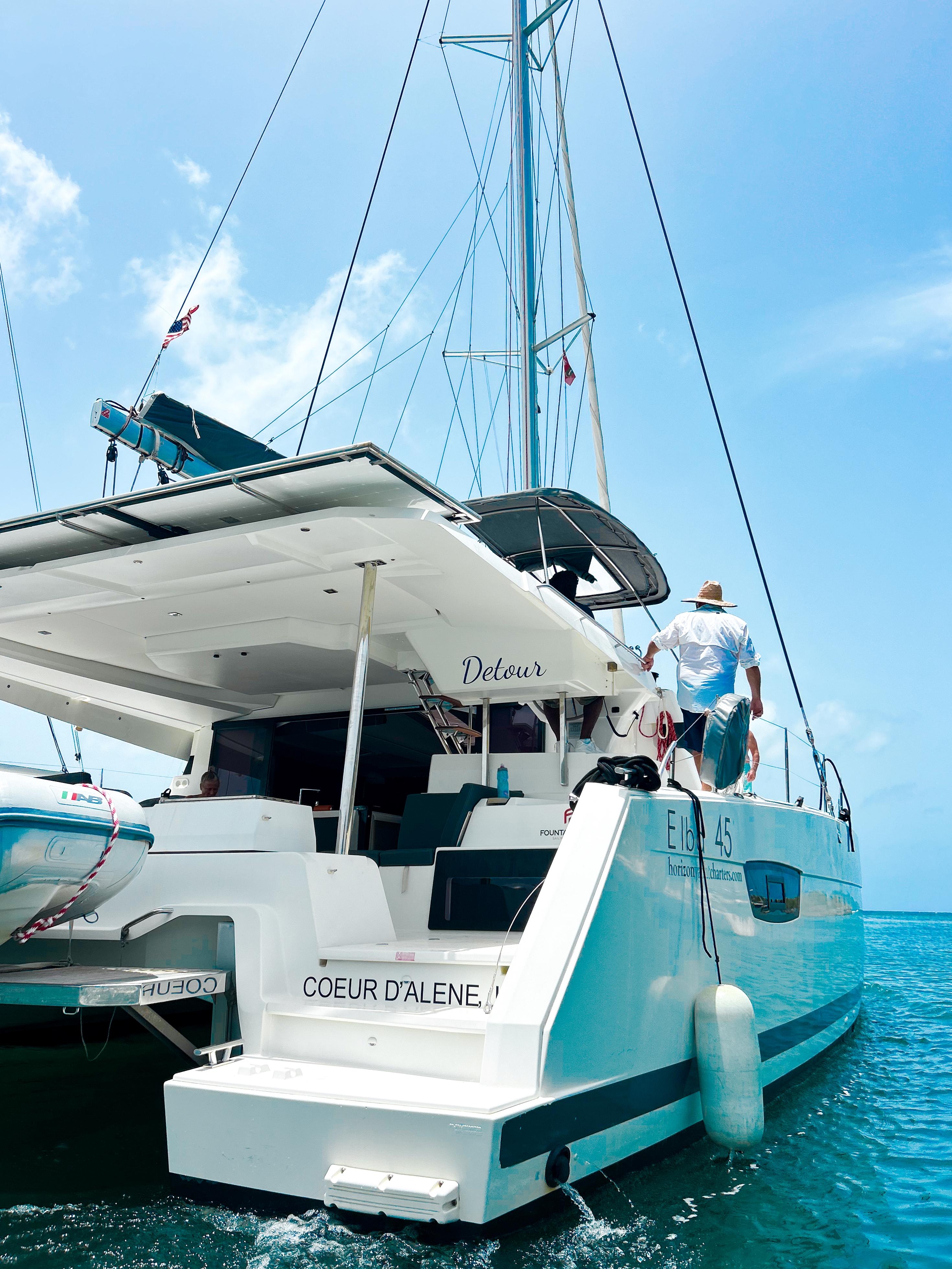 DETOUR 2022 Fountaine Pajot Catamaran Elba 45 Yacht For Sale in Tortola DETOUR 2022 Fountaine Pajot Catamaran Elba 45 Yacht For Sale in Tortola