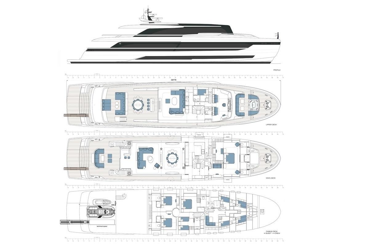 LAUL 2019 ISA Extra 130 Alloy Yacht For Sale in Bandol LAUL 2019 ISA Extra 130 Alloy Yacht For Sale in Bandol