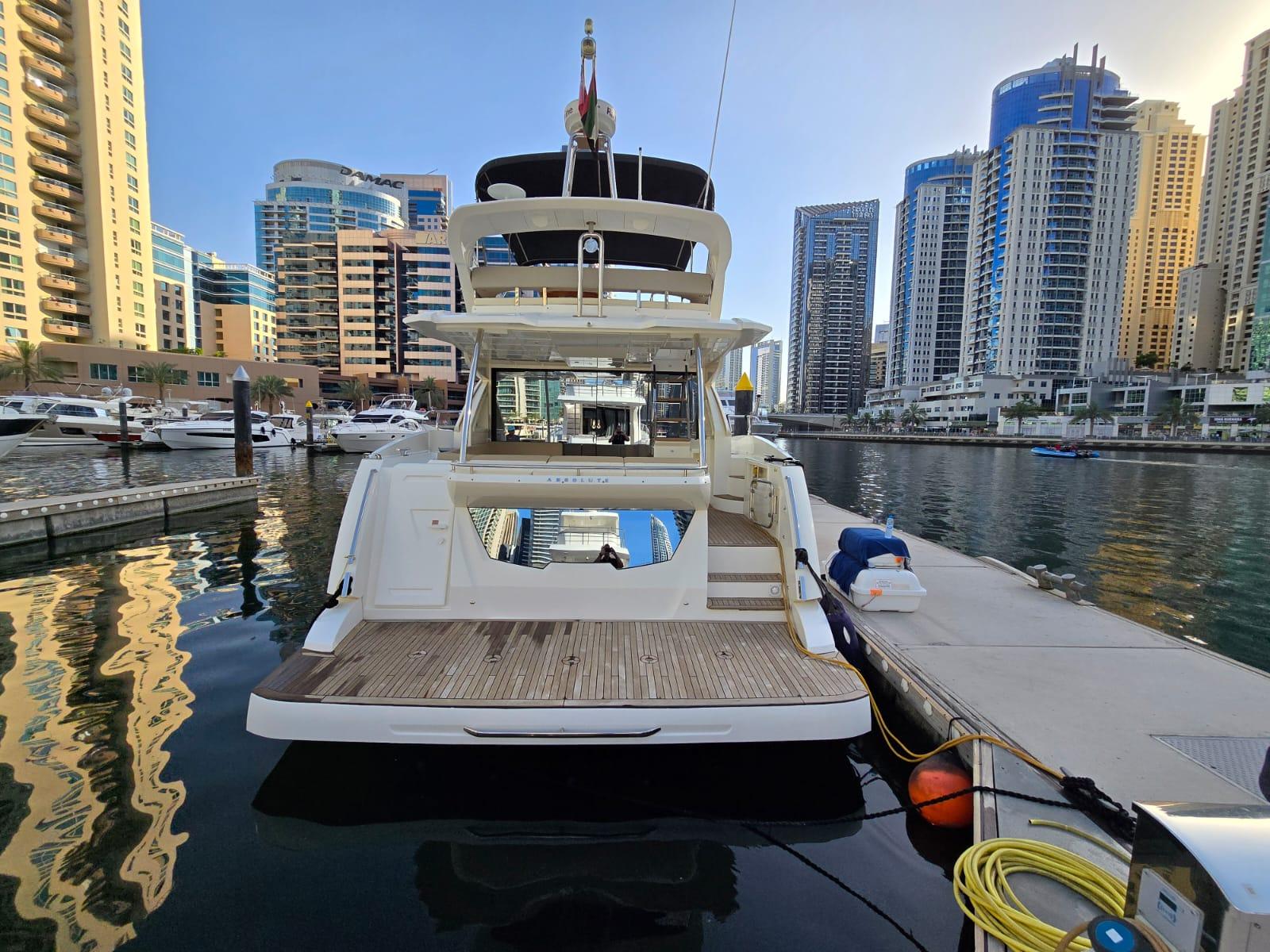 2015 Absolute Yachts 56 FLY Yacht For Sale in Dubai 2015 Absolute Yachts 56 FLY Yacht For Sale in Dubai