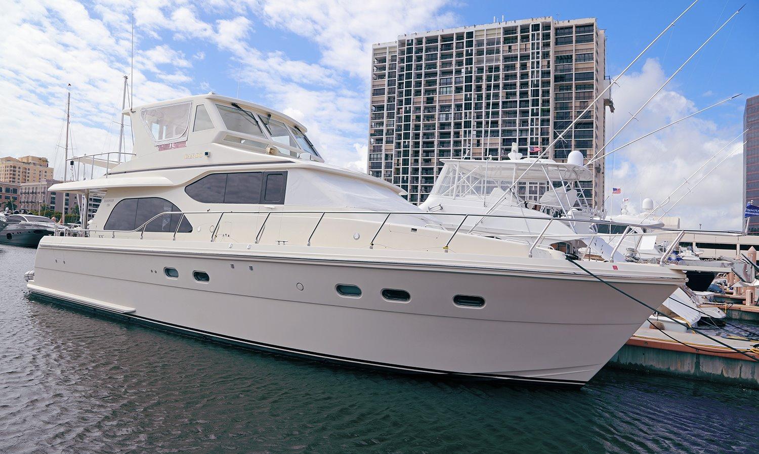 CAN DO 2008 Hampton 580 Pilothouse Yacht For Sale in West Palm Beach FL CAN DO 2008 Hampton 580 Pilothouse Yacht For Sale in West Palm Beach FL