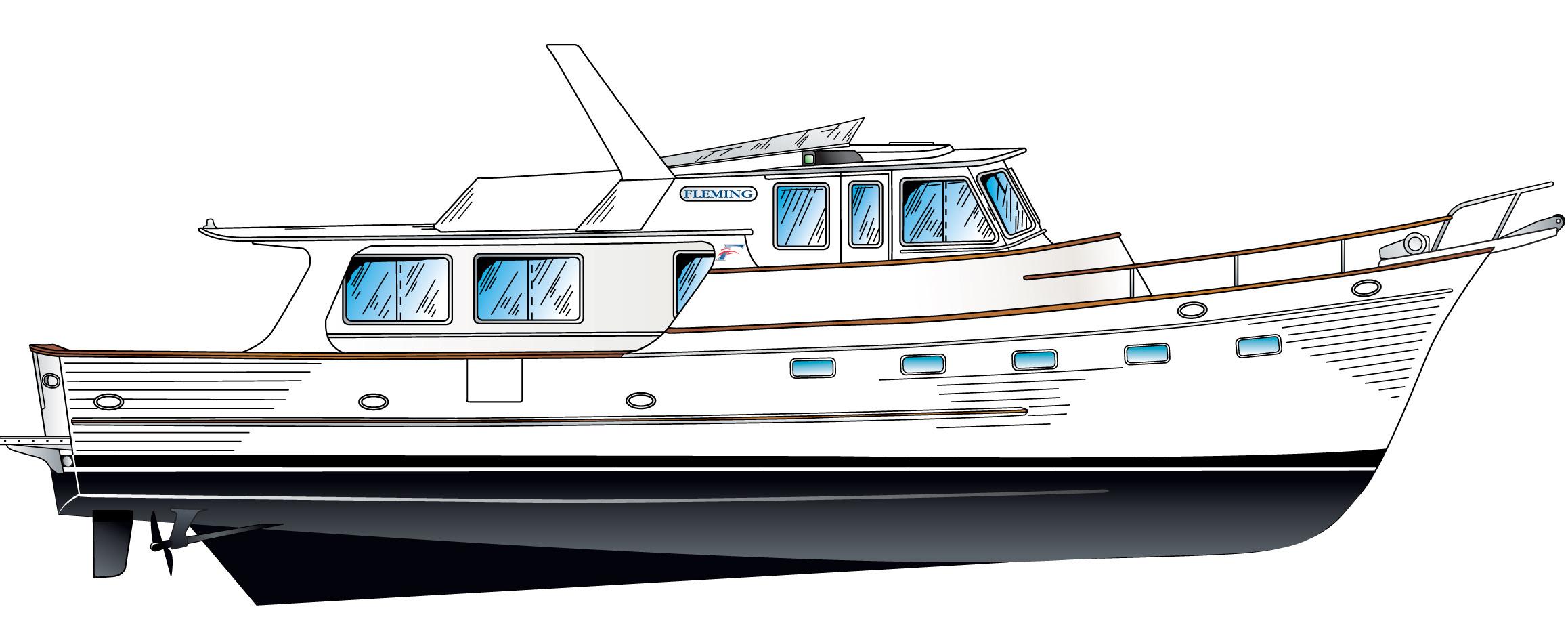 2000 Fleming Yachts 55 PHMY Yacht For Sale in Edgewater MD 2000 Fleming Yachts 55 PHMY Yacht For Sale in Edgewater MD