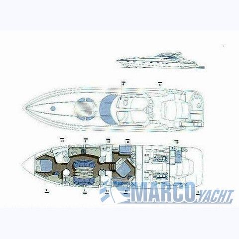 2002 Sunseeker Predator 75 Yacht For Sale in 2002 Sunseeker Predator 75 Yacht For Sale in