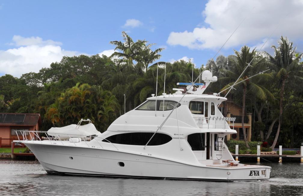 EVA VI 2006 Hatteras 68 Enclosed Bridge Yacht For Sale in Ft Lauderdale FL EVA VI 2006 Hatteras 68 Enclosed Bridge Yacht For Sale in Ft Lauderdale FL