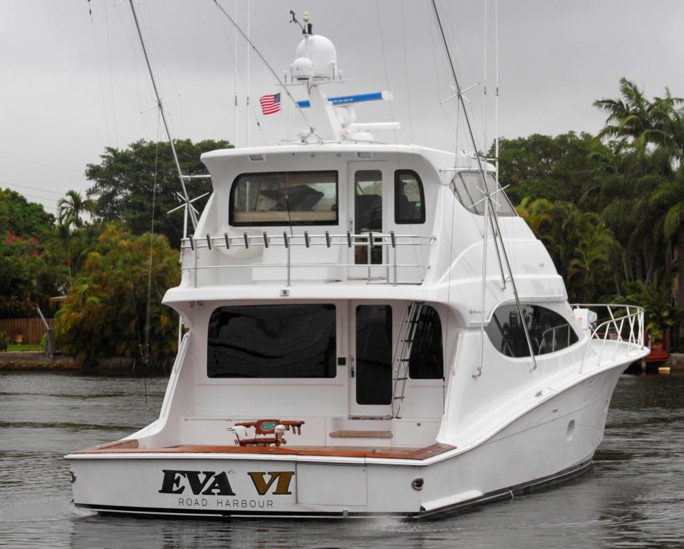 EVA VI 2006 Hatteras 68 Enclosed Bridge Yacht For Sale in Ft Lauderdale FL EVA VI 2006 Hatteras 68 Enclosed Bridge Yacht For Sale in Ft Lauderdale FL
