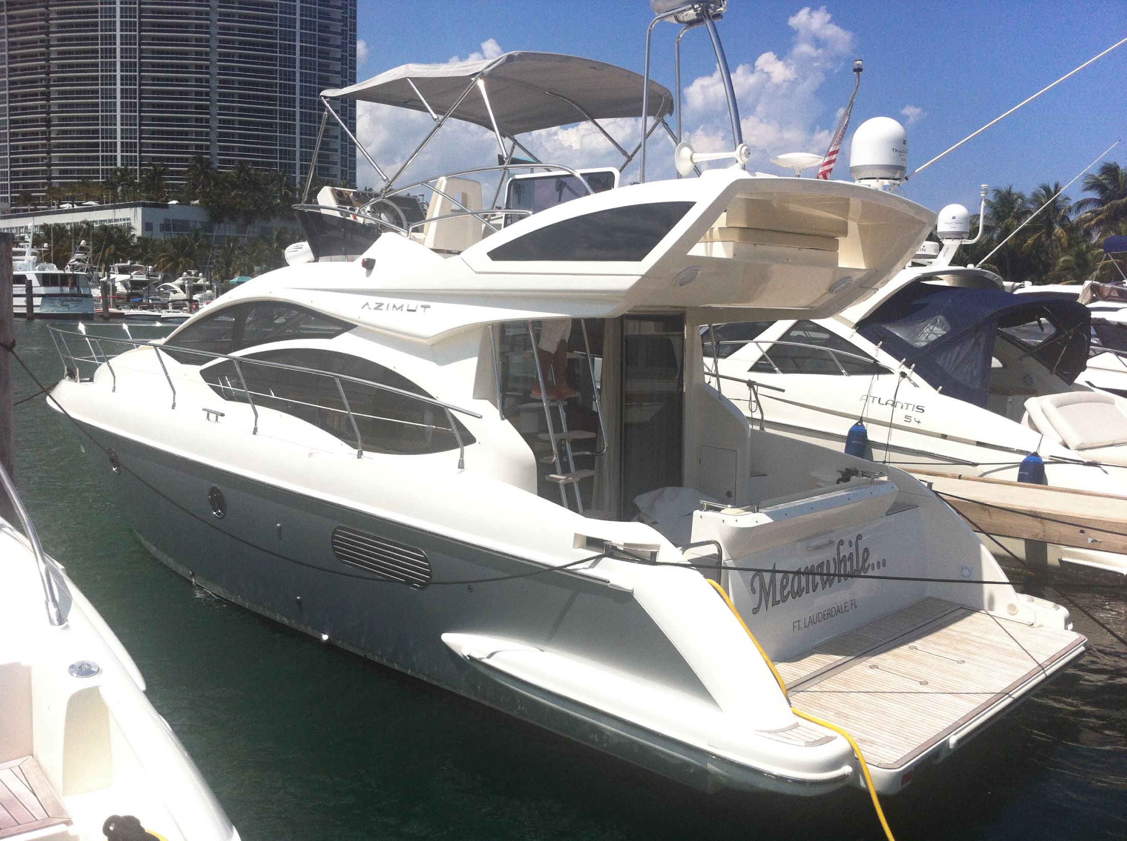  2011 Azimut AZ38 Flybridge Yacht For Sale in Miami Beach FL