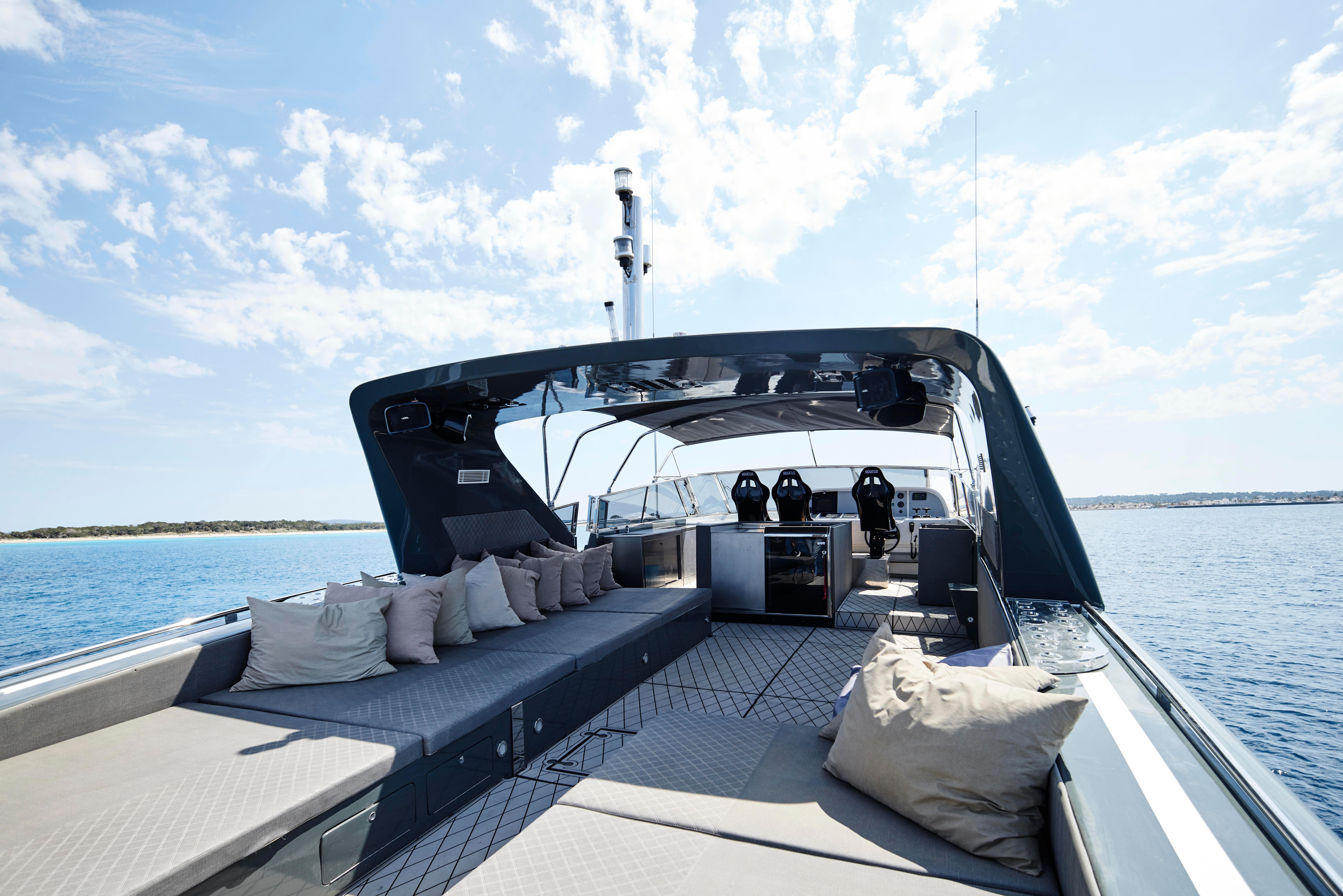 Happy Hour 2004 Mangusta 80 Open Yacht For Sale in Puerto Banus ES-MA Happy Hour 2004 Mangusta 80 Open Yacht For Sale in Puerto Banus ES-MA