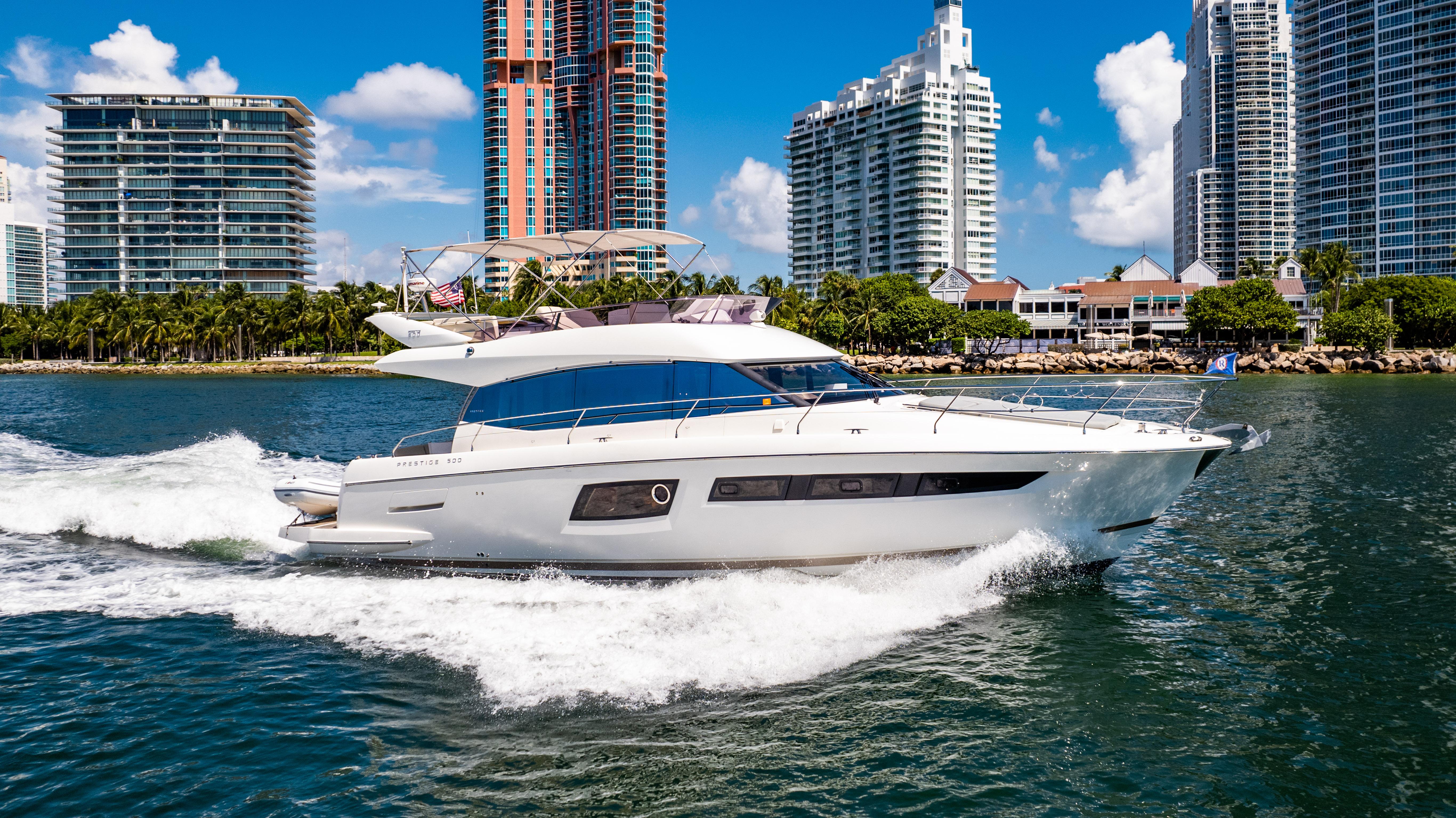 WHISKEY AND WAVES 2017 Prestige 500 Yacht For Sale in Miami FL WHISKEY AND WAVES 2017 Prestige 500 Yacht For Sale in Miami FL