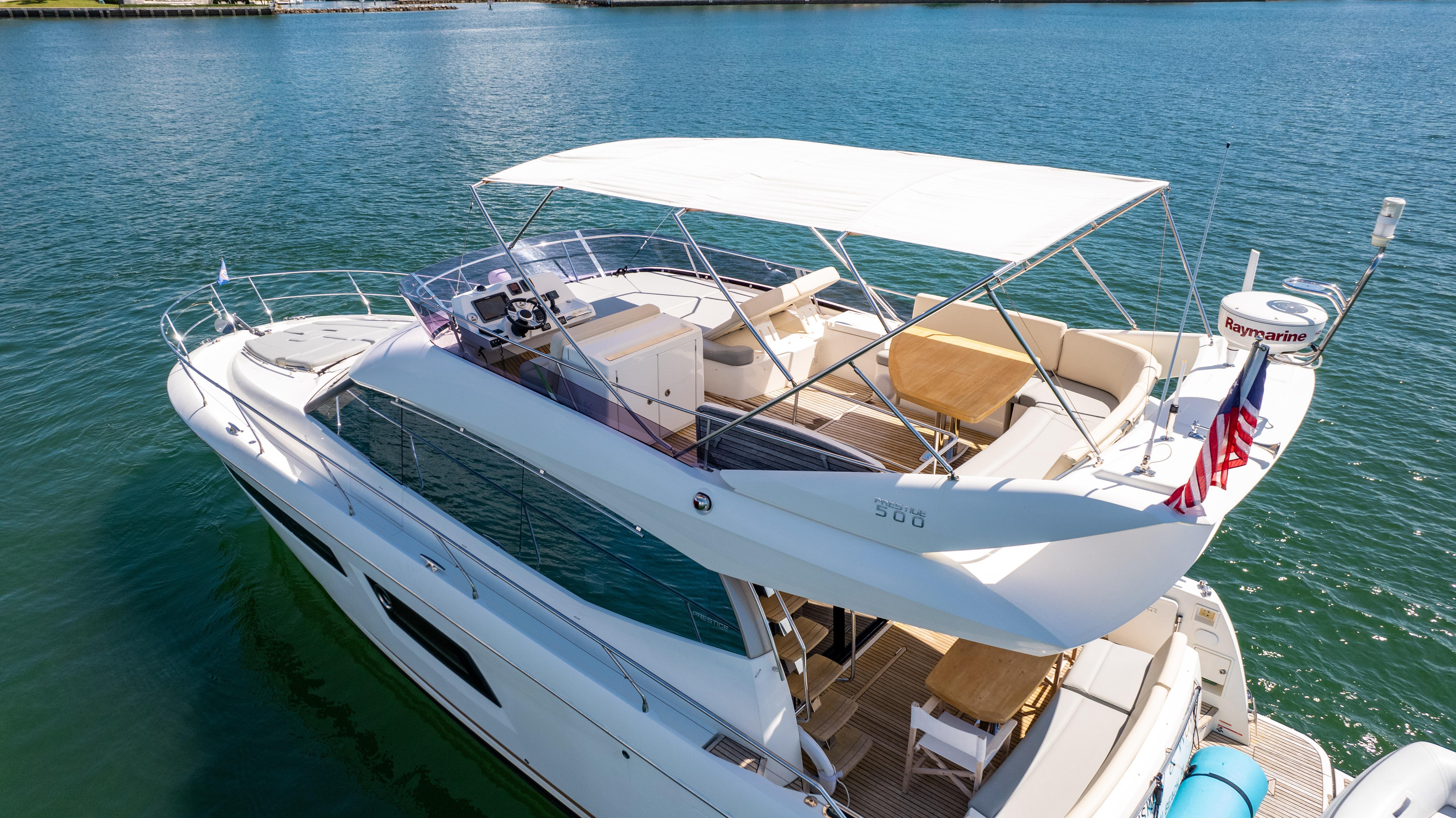 WHISKEY AND WAVES 2017 Prestige 500 Yacht For Sale in Miami FL WHISKEY AND WAVES 2017 Prestige 500 Yacht For Sale in Miami FL