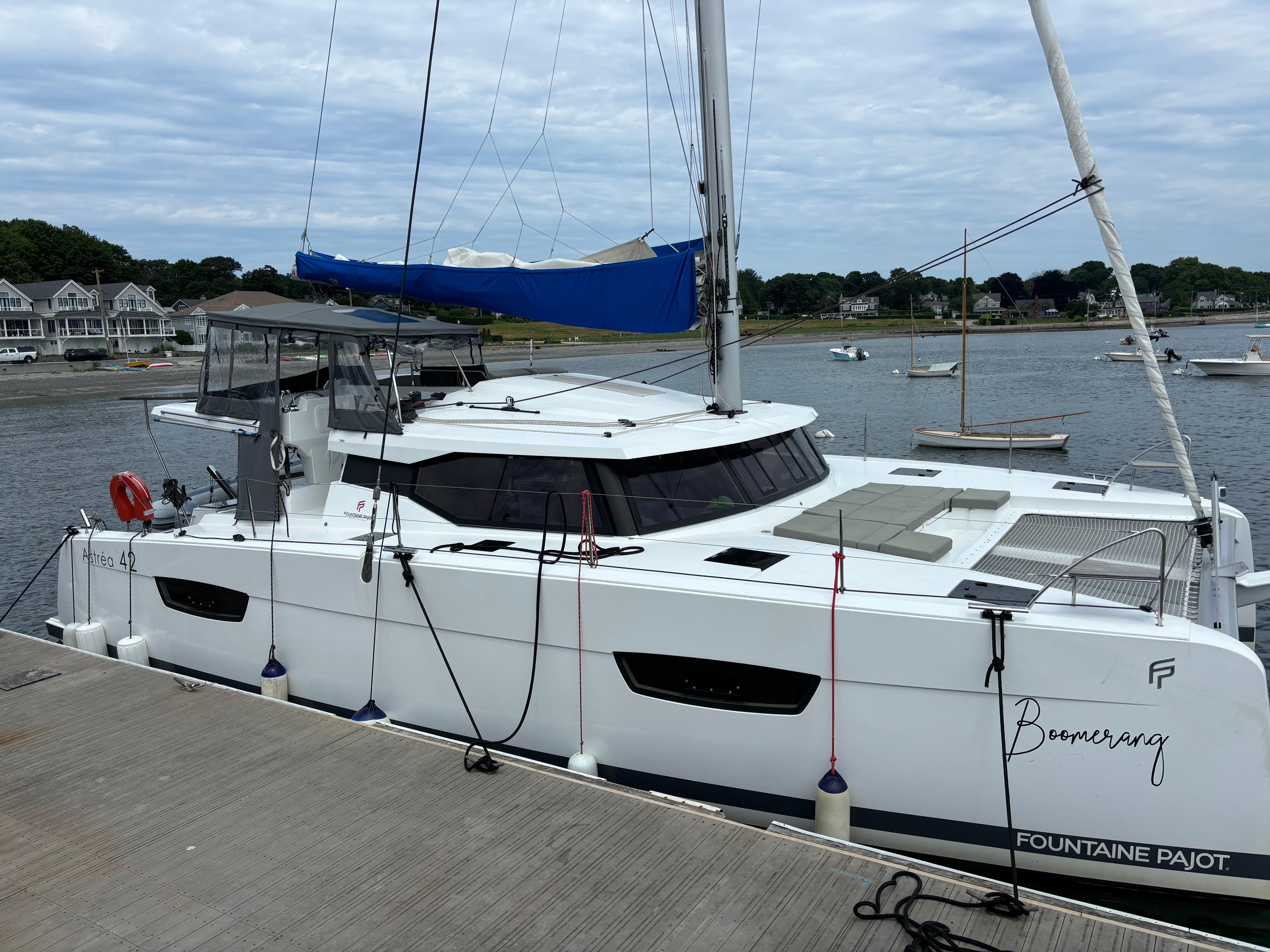Boomerang 2022 Fountaine Pajot Astrea 42 Yacht For Sale in Jamestown RI Boomerang 2022 Fountaine Pajot Astrea 42 Yacht For Sale in Jamestown RI