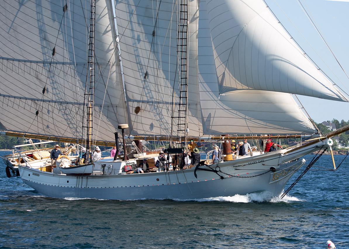 MARY DAY 1962 Gamage Coastal Gaff Rigged Schooner Yacht For Sale in Camden ME MARY DAY 1962 Gamage Coastal Gaff Rigged Schooner Yacht For Sale in Camden ME