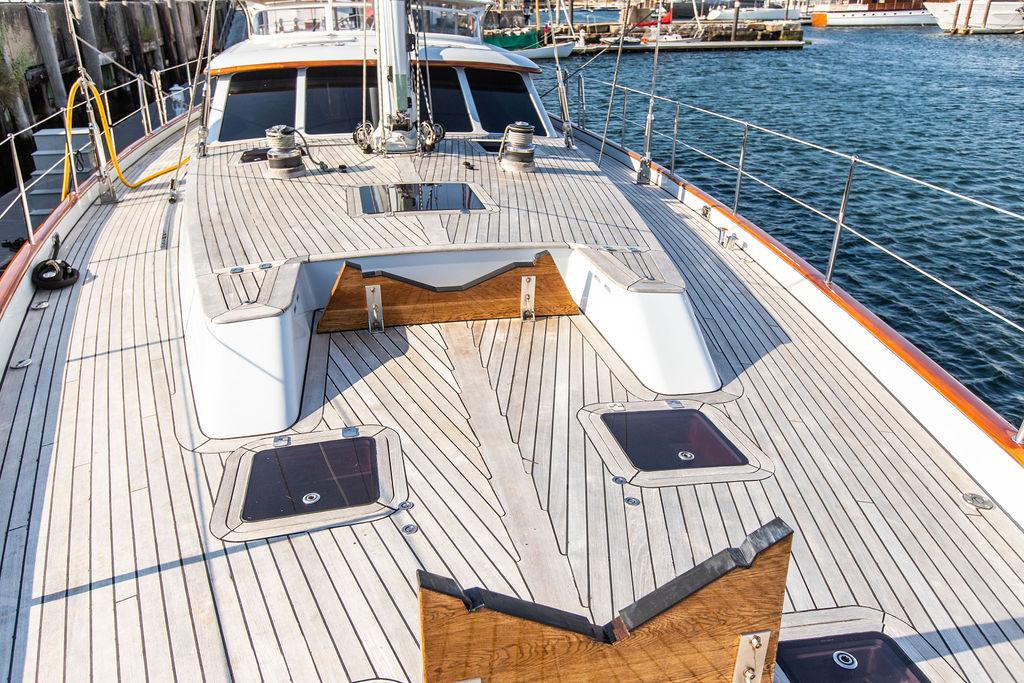 CABOCHON 2004 Ta Chiao Custom Pilothouse Cutter Yacht For Sale in Newport RI CABOCHON 2004 Ta Chiao Custom Pilothouse Cutter Yacht For Sale in Newport RI