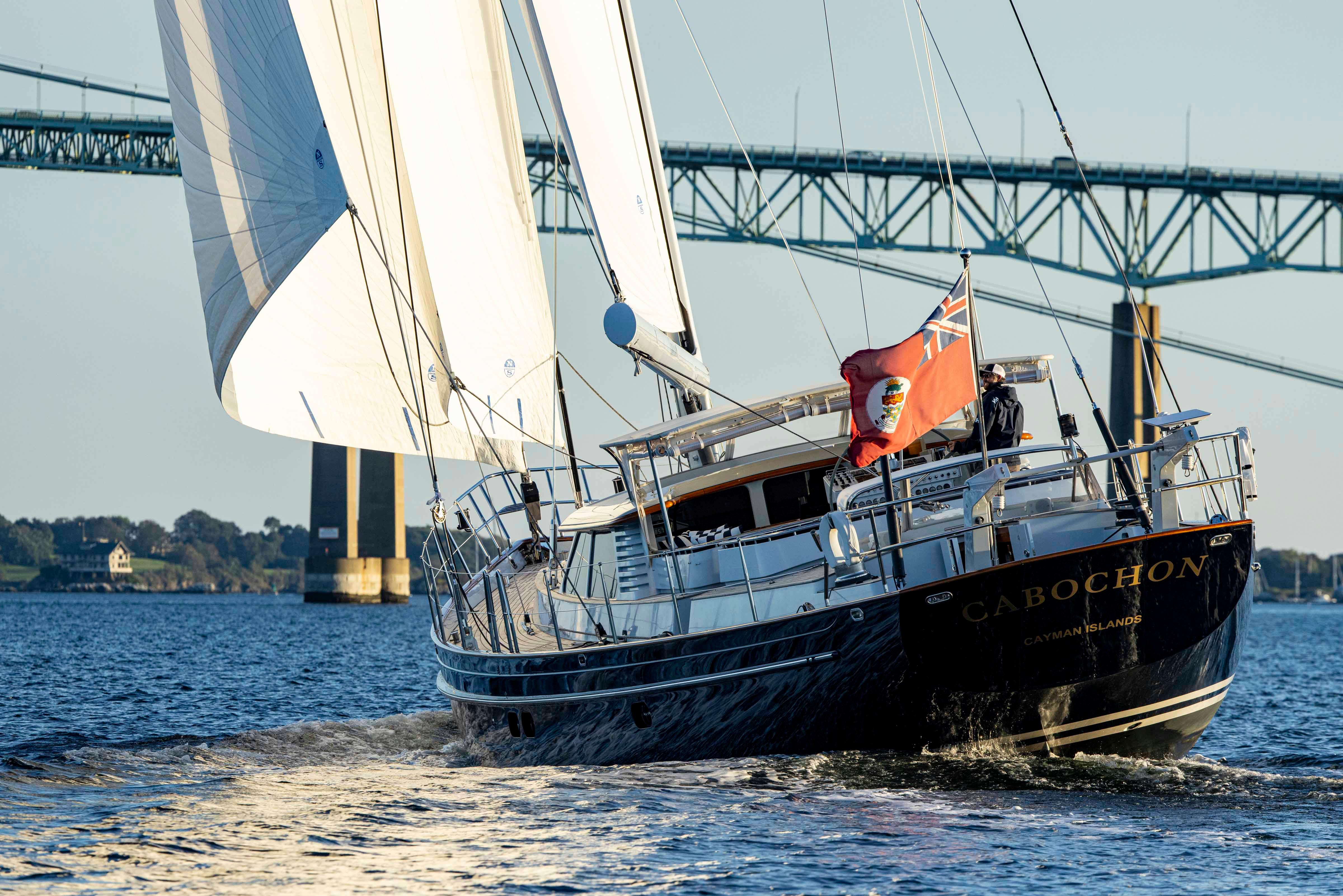 CABOCHON 2004 Ta Chiao Custom Pilothouse Cutter Yacht For Sale in Newport RI CABOCHON 2004 Ta Chiao Custom Pilothouse Cutter Yacht For Sale in Newport RI