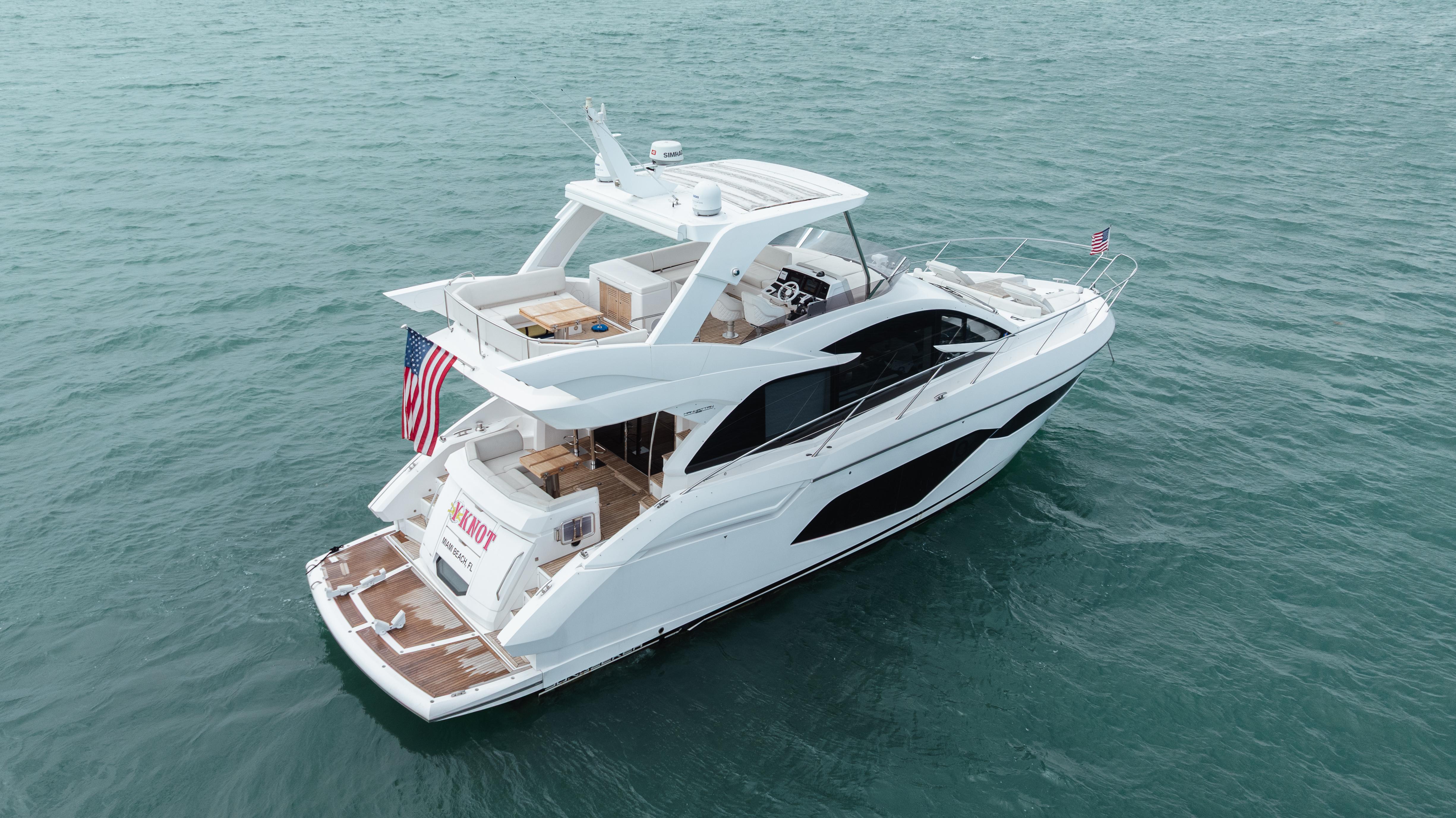Why Knot 2020 Sunseeker 52 Manhattan Yacht For Sale in Miami Beach FL Why Knot 2020 Sunseeker 52 Manhattan Yacht For Sale in Miami Beach FL