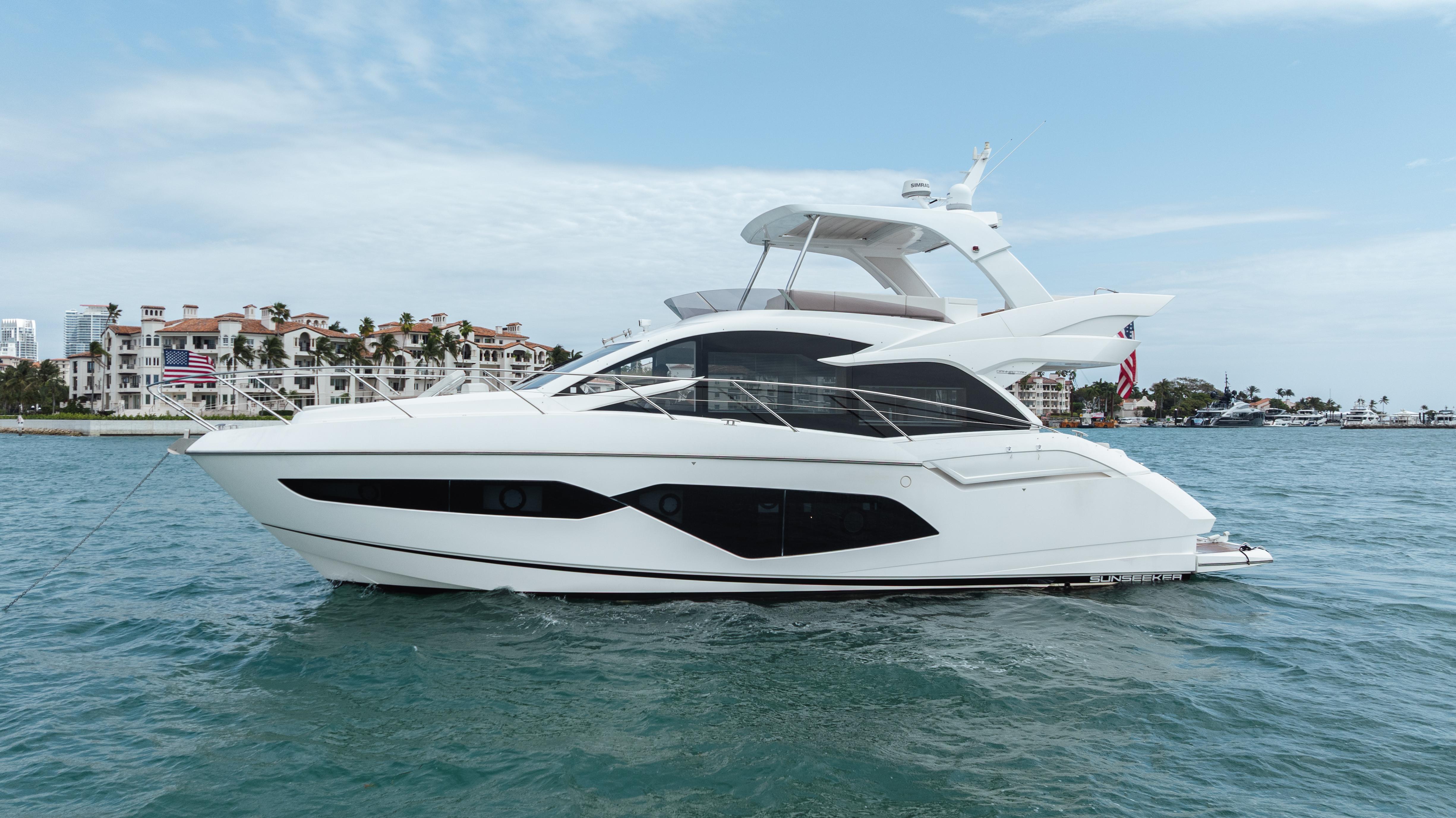 Why Knot 2020 Sunseeker 52 Manhattan Yacht For Sale in Miami Beach FL Why Knot 2020 Sunseeker 52 Manhattan Yacht For Sale in Miami Beach FL