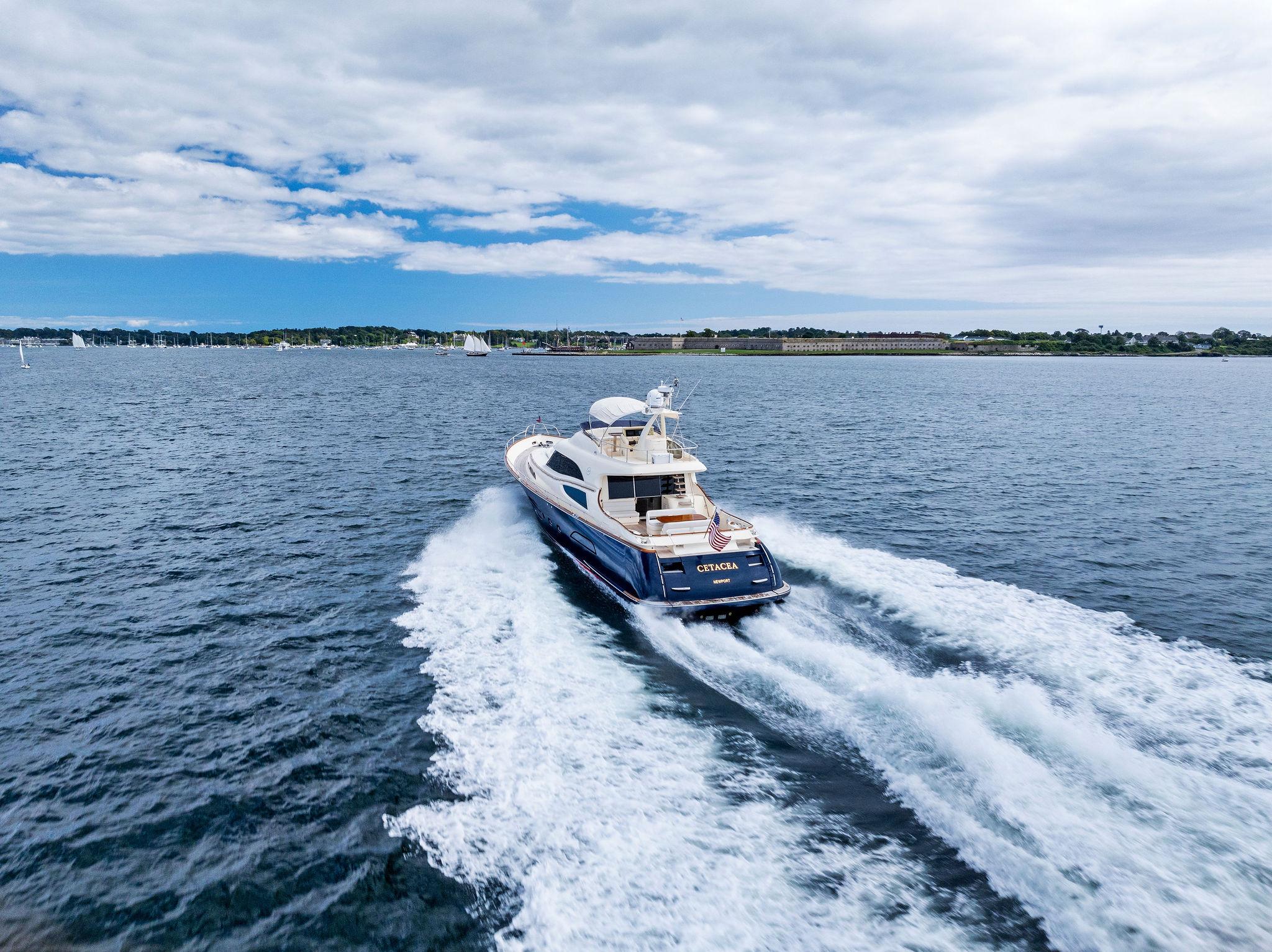 CETACEA 2008 Mochi Craft Dolphin 74 Yacht For Sale in Newport RI CETACEA 2008 Mochi Craft Dolphin 74 Yacht For Sale in Newport RI