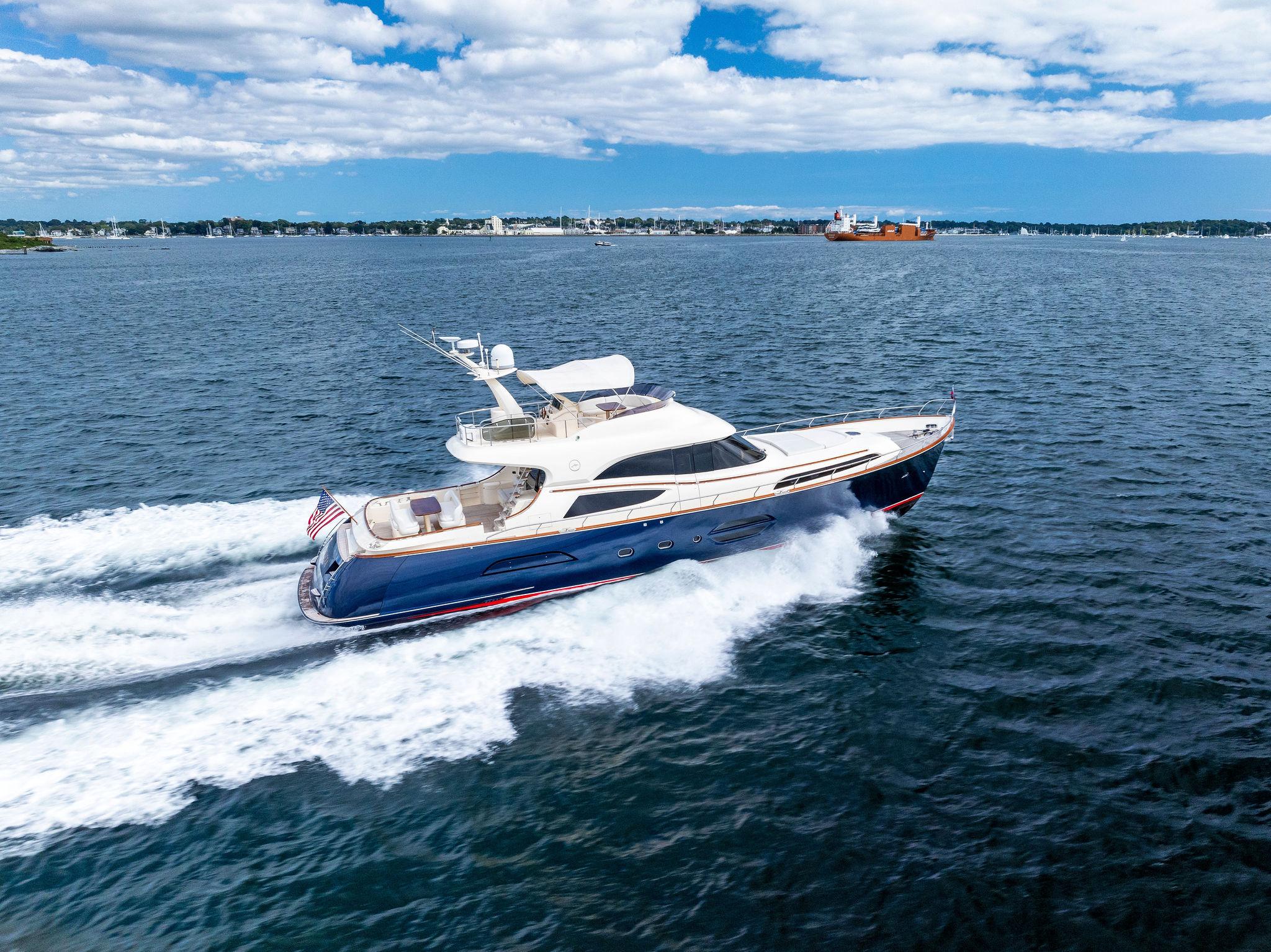 CETACEA 2008 Mochi Craft Dolphin 74 Yacht For Sale in Newport RI CETACEA 2008 Mochi Craft Dolphin 74 Yacht For Sale in Newport RI