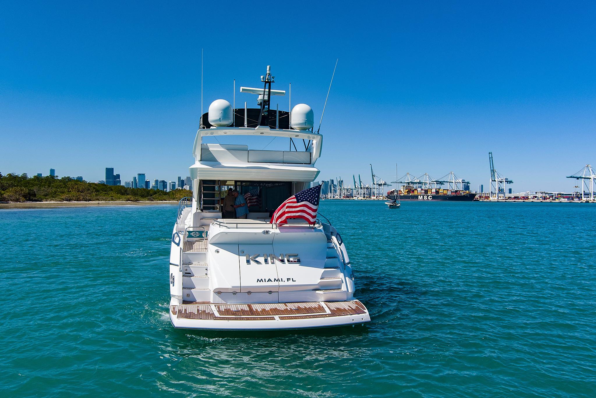 King 2016 Sunseeker 68 Sport Yacht Yacht For Sale in Miami Beach FL