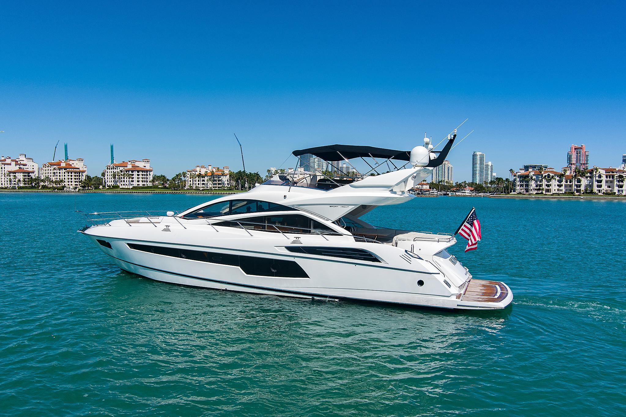 King 2016 Sunseeker 68 Sport Yacht Yacht For Sale in Miami Beach FL