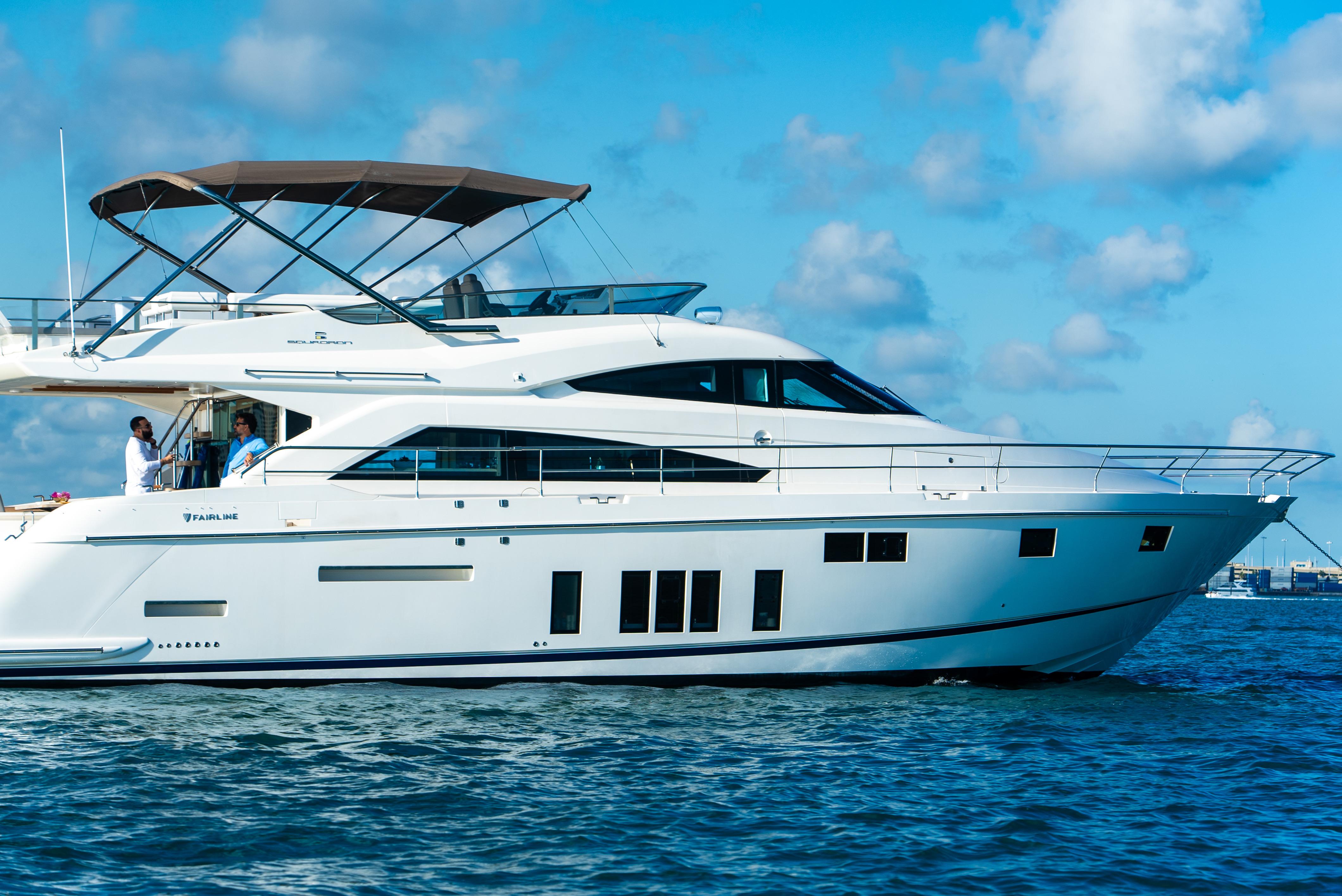 BLESSED 2015 Fairline Squadron 65 Yacht For Sale in Miami FL BLESSED 2015 Fairline Squadron 65 Yacht For Sale in Miami FL
