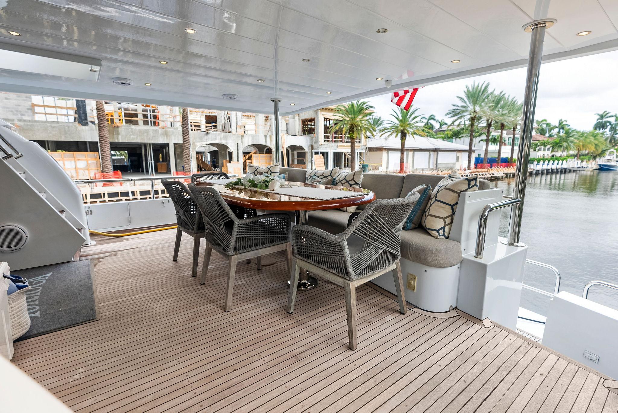 TORTUGA 1999 Monte Fino 82 Yacht For Sale in Fort Lauderdale FL TORTUGA 1999 Monte Fino 82 Yacht For Sale in Fort Lauderdale FL