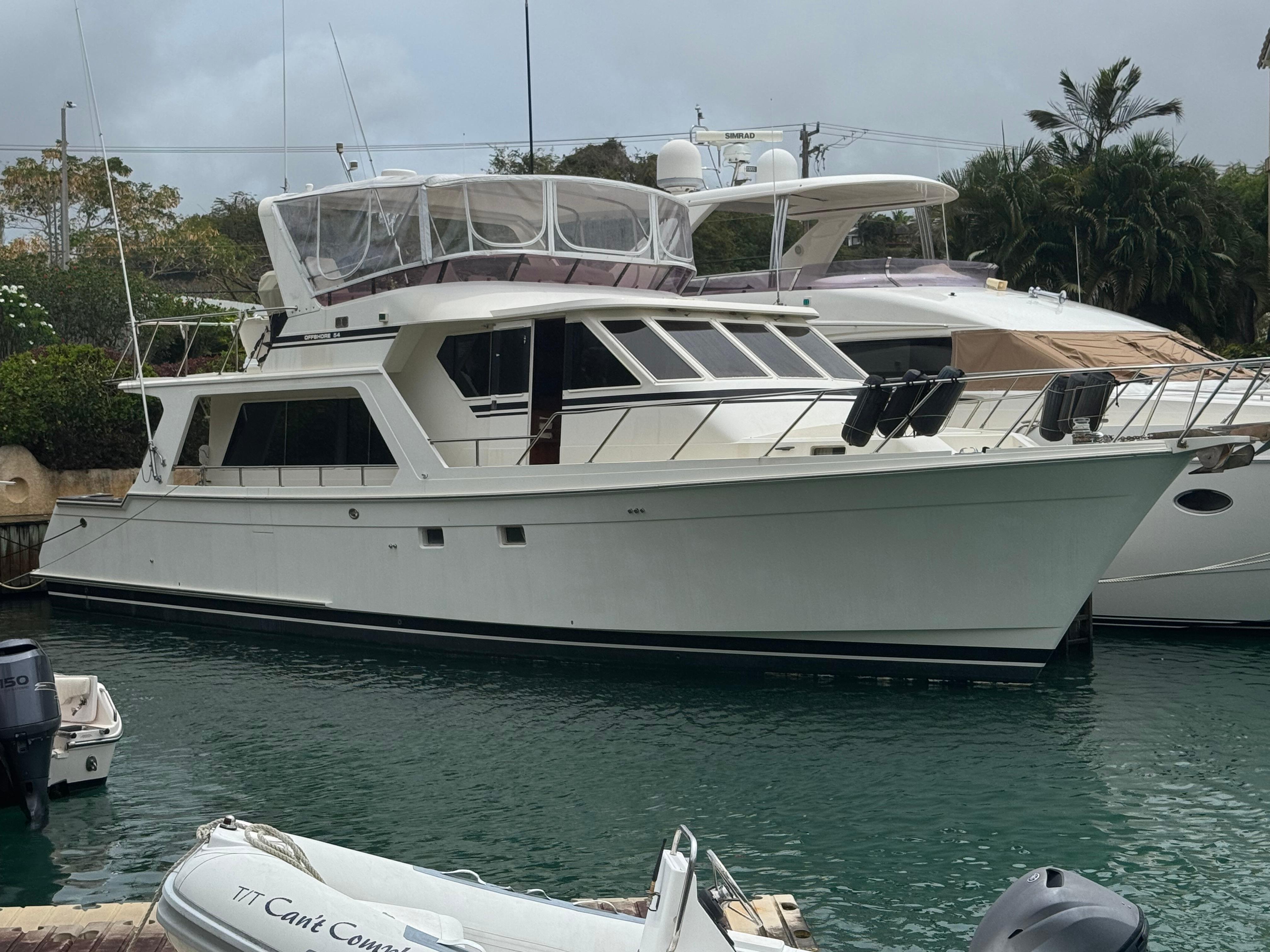 Silver Lining 2001 Offshore Yachts 54 Yacht For Sale in Port Charles Silver Lining 2001 Offshore Yachts 54 Yacht For Sale in Port Charles