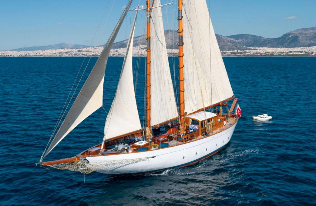 1931 Schooner Chantier Navals De Normandie Yacht For Sale in Athens 1931 Schooner Chantier Navals De Normandie Yacht For Sale in Athens