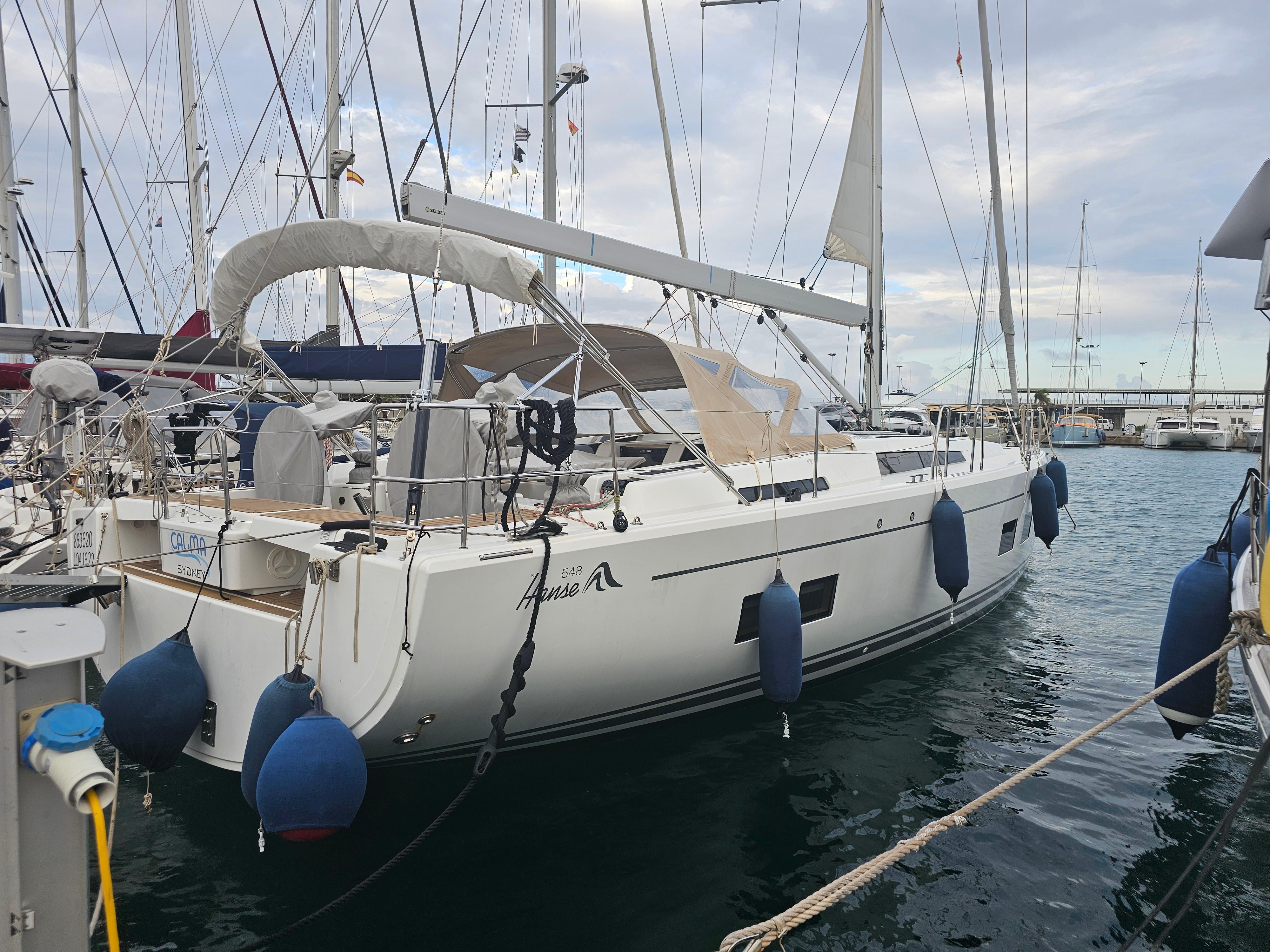 Calma 2019 Hanse 548 Yacht For Sale in Barcelona ES-V Calma 2019 Hanse 548 Yacht For Sale in Barcelona ES-V