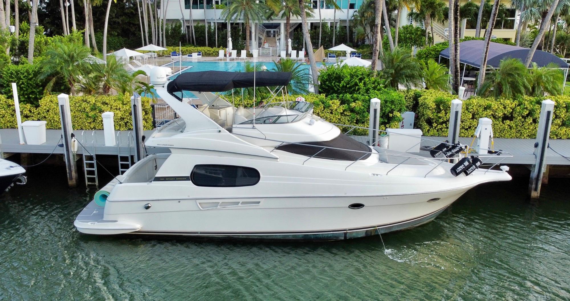 2001 silverton 410 sport bridge big daddy miami beach florida for sale