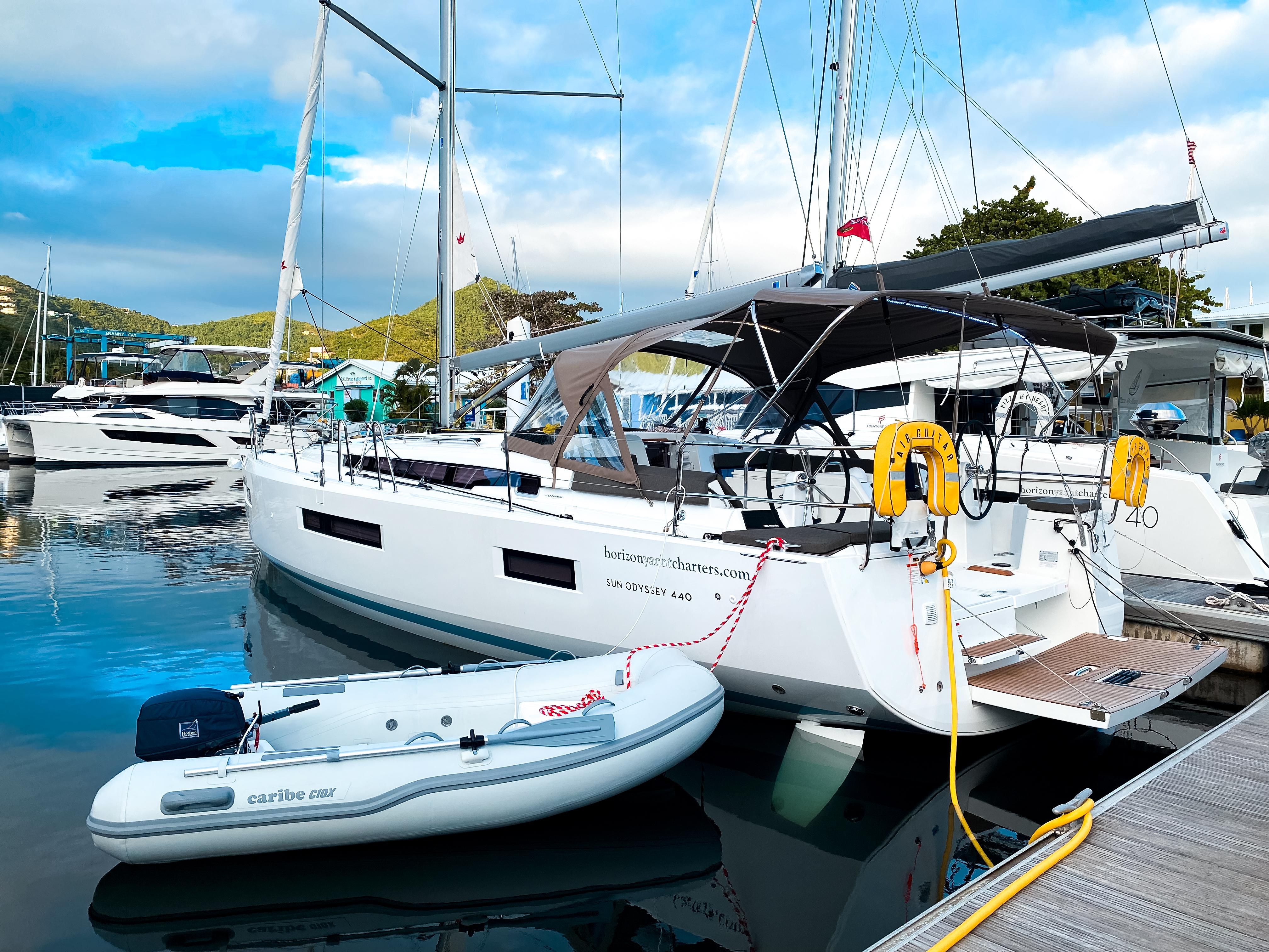 Air Guitar 2024 Jeanneau Sun Odyssey 440 Yacht For Sale in Road Town Air Guitar 2024 Jeanneau Sun Odyssey 440 Yacht For Sale in Road Town